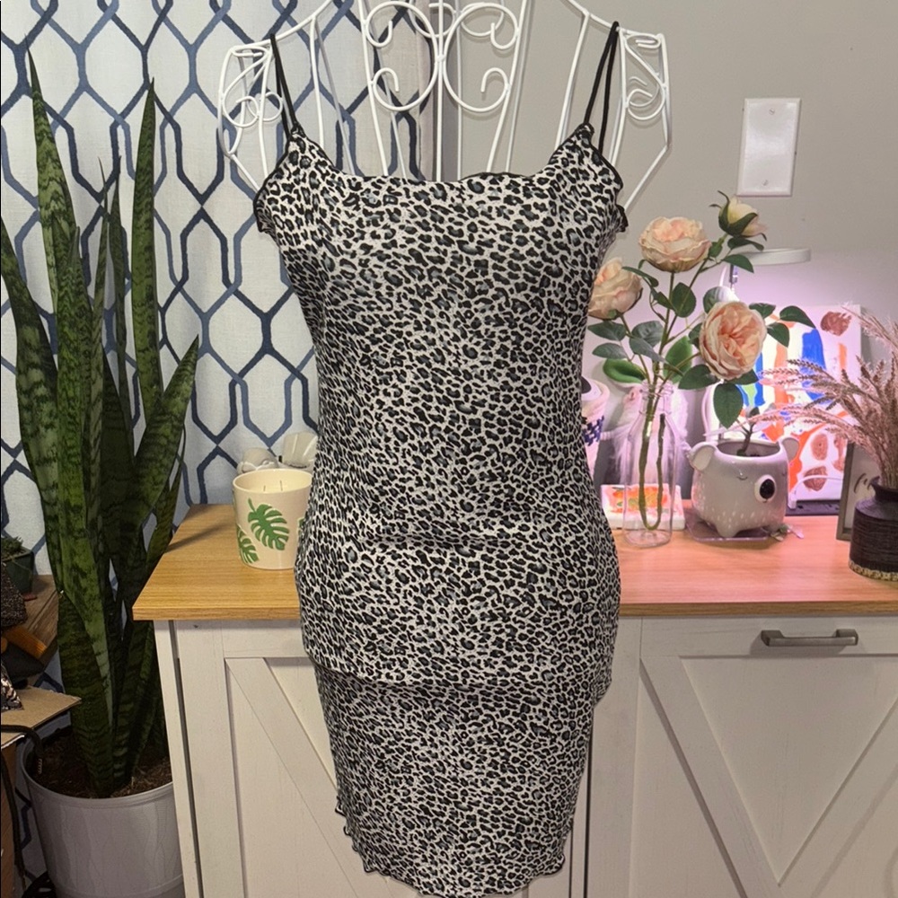 SHEIN Animal Print Nightgown, Size Small